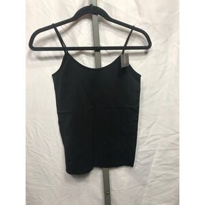 The Limited Womens Large Black Seamless Spaghetti Strap Camisole Tank Top NWT